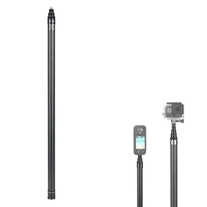 Bastão De Selfie Fibra De Carbono 2.9 Metros Para Câmeras De Ação
