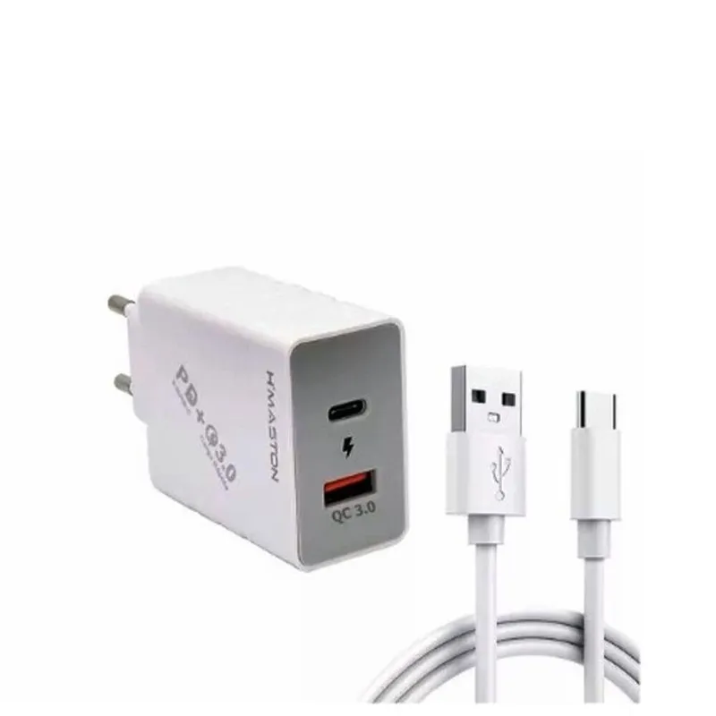 Carregador Turbo Inteligente Rápido QC - 1 Usb + 1 Tipo C 3.1 A - Y41-3