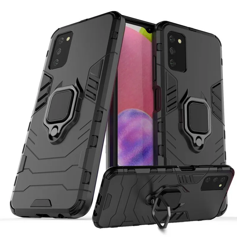 Capa Samsung Galaxy A03s,Protetora Resistente Militar Anti Impacto Queda Armadura,preto