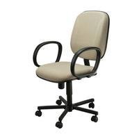 Poltrona Diretor Design Office Móveis, Linha Executive, Com Braços, Cinza