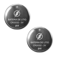 Bateria Moeda Lítio Cr2032 3v Kit Com 2 Unidades