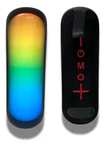 Caixa De Som Amplificada Bluetooth 10w Luz RGB Rádio Fm Tws Preto 127/220v