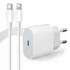 Cabo Carregador + Fonte Compatível Iphone Se X Xr 11 12 13pro Usb-c 20w.