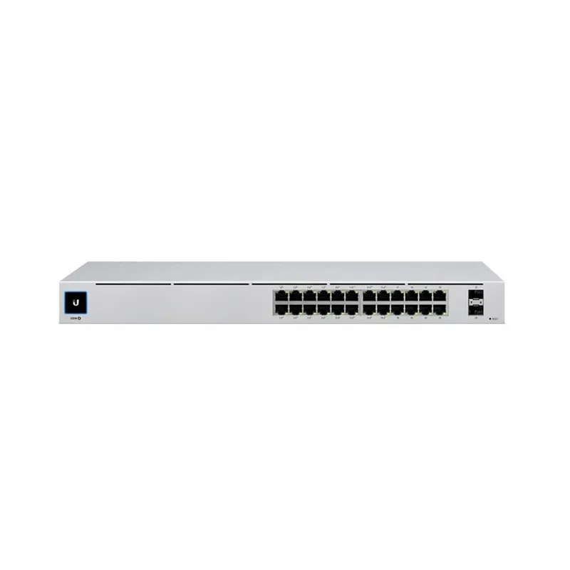 Switch Ubiquiti Gerenciável, 24 Portas Gigabit + 2 Sfp - Usw-24-Poe