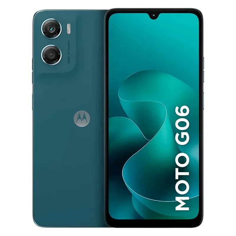 Smartphone Motorola Moto G06 Xt-2535-3 64gb 4gb Ram Dual Sim Tela 6.88" - Azul (caixa Slim)
