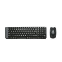Combo Teclado e Mouse sem fio Logitech MK220 com Design Compacto, Conexão USB, Pilhas Inclusas e Layout ABNT2 - 920-004431