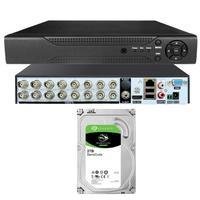 Kit Xmeye, Dvr Stand Alone, 16 Canais, Multi HD + HD 2TB