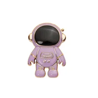 Suporte Astronauta Dobrável Compatível Com Celulares Violeta
