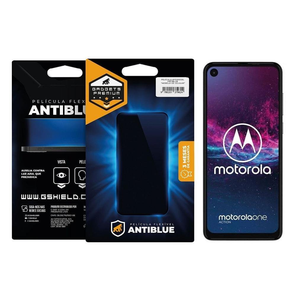 Película Gorila Shield Para Motorola Moto One Action - Antiblue