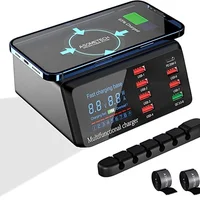 Estação Carregamento Usb 8 Portas Carregador 100w Rápido