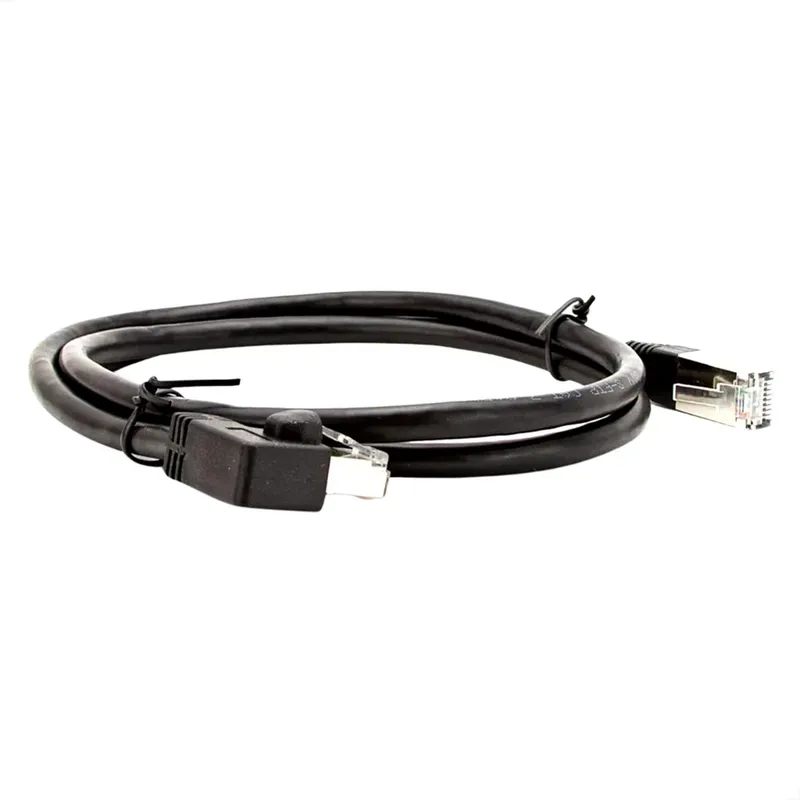 Cabo De Rede Cat7 Plug 90° Graus Para Lateral - 7 Metros.