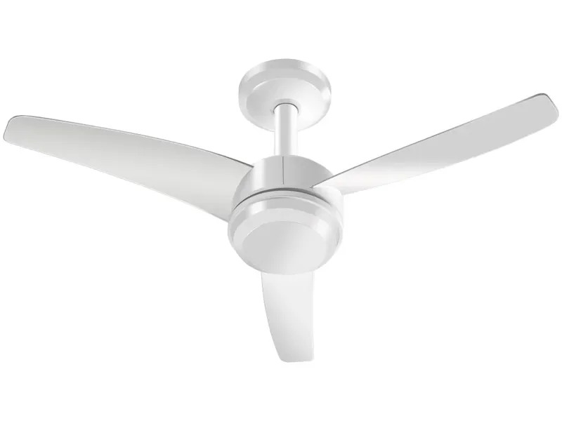 Ventilador De Teto Mondial Vte-01, Branco, Com Luminária, 127v