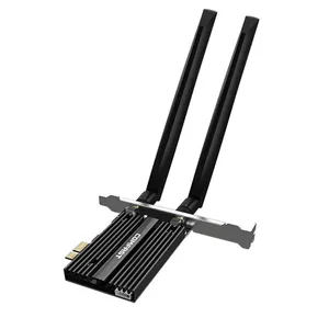 Placa Wifi-6e PCie Cf-ax210pro Bt5.2 Comfast, Band 2.4/5/6Ghz ,5374Mbps