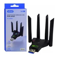 Adaptador Wireless Usb Dual Band 433mbps Aw163
