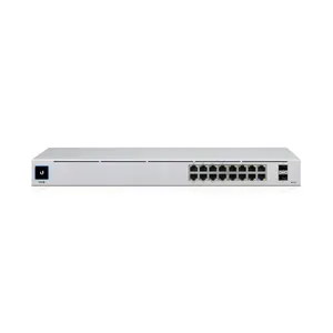 Switch Ubiquiti Unifi Gen2, 16p, Poe + 2sfp, 42W - Usw-16-Poe I