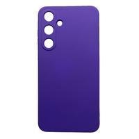 Capa Capinha Compatível Com Samsung Galaxy M55 5g Tela 6.7 Silicone Aveludada Premium Cor:roxo