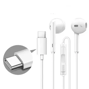 Fone Usb-c C/ Microfone E Controle De Volume Para Iph 15