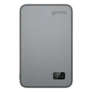 Carregador Portátil Power Bank Turbo 20w Wireless Geonav Cinza