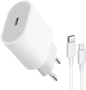 Kit Carregador Turbo De Iphone Fonte Com Cabo Carregamento Rápido 30w