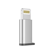 Adaptador Aluminio Prata Tipo Micro Para Tipo Iphone Appacs Ap03902.