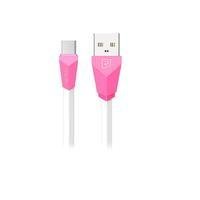 Cabo Micro Usb 2.0a - Rosa E Branco Smartphone
