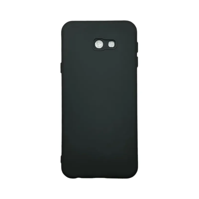 Capa Samsung J4 Plus / J4 Core Silicone Aveludada Protege Câmera Colorida Capinha Anti Impacto J4 Plus / Core:preto