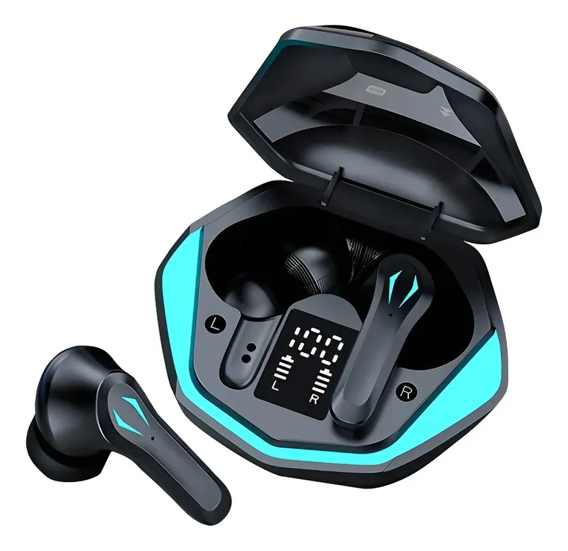 Fone De Ouvido Bluetooth Gamer Sem Fio Com LED
