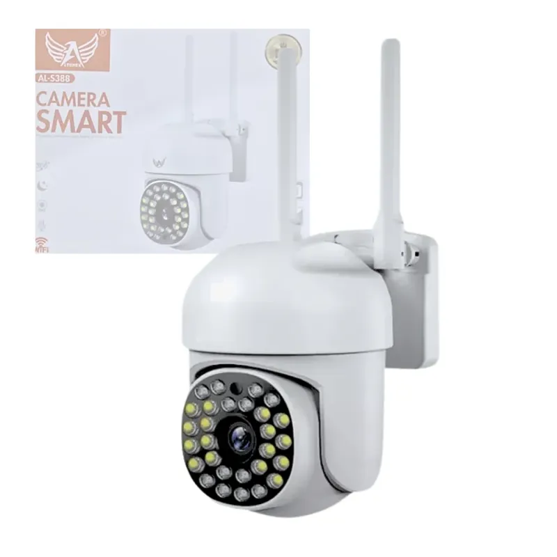 Câmera Segurança Ip Externa Rotativa Wifi Prova Dágua Full Hd 1080p