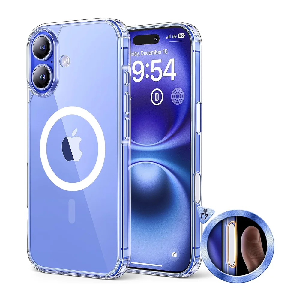 Capa Magnética Iphone 16 Plus 6.7" Botão Câmera Proteção