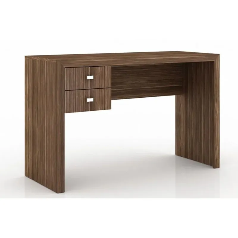 Mesa Escrivaninha Juvenil Me-4123 C/ 2 Gavetas Amêndoa - Tecno Mobili