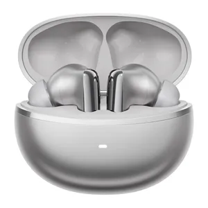 Fone De Ouvido Qcy Melobuds N70 (anc) - Prata Bluetooth 6.0, Ldac Hi-res, Carregamento Sem Fio