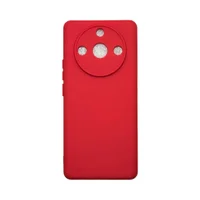 Capa Realme 11 Pró 5g Silicone Aveludada Protege Câmera Colorida Capinha Anti Impacto Cor:vermelho