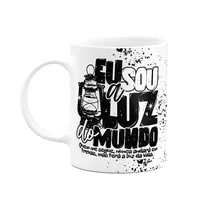 Caneca Religiosa - Eu Sou A Luz Do Mundo