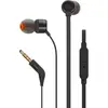 Fone De Ouvido Intra Auricular Jbl Tune 110, Com Fio, Microfone, Conector 3.5mm, Preto - Jblt110blk