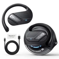 Fone De Ouvido Bluetooth Com Gancho E Case Redondo