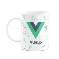 Caneca Dev - Vue Js - Branca