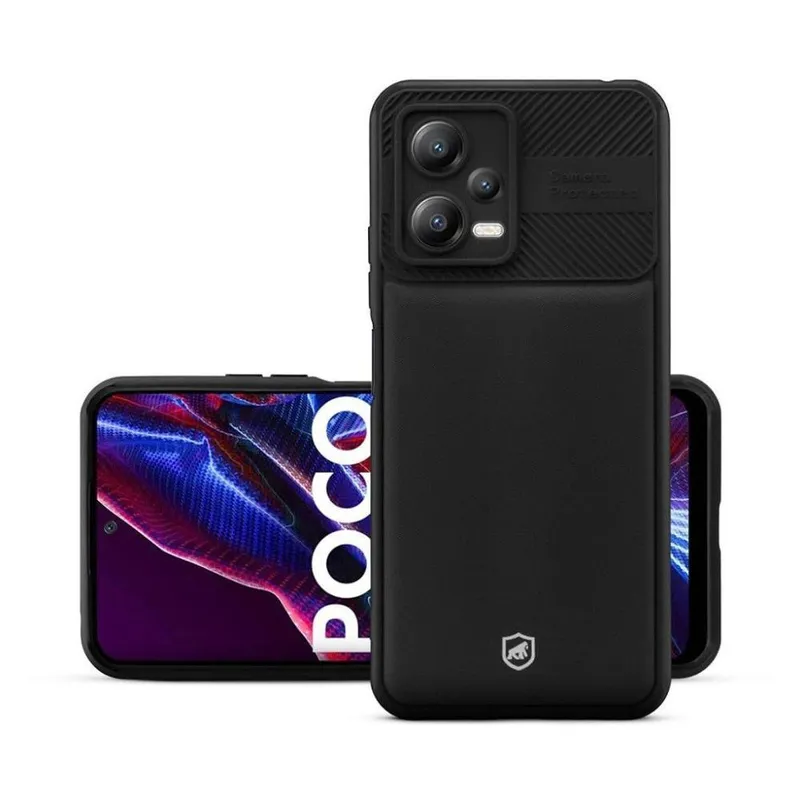 Capa Para Poco X5, Symetric, Preta