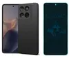 Capa Silicone Aveludada + Película Privativa Fosca Para Moto G47 5g