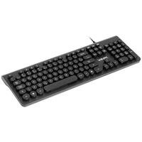 Teclado Multimídia Vinik DC100P, USB, Teclas Redondas, ABNT2, Preto - 65405