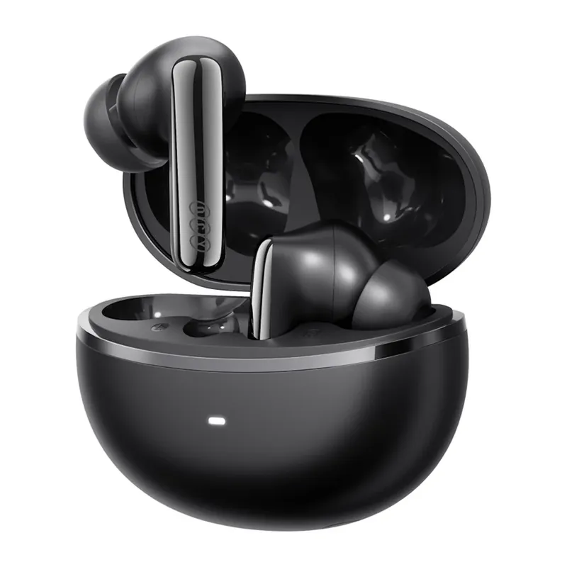 Fones De Ouvido Sem Fio Bluetooth 6.0 Qcy Melobuds N70 (anc) Alta Resolução Ldac, Ipx5 - Preto
