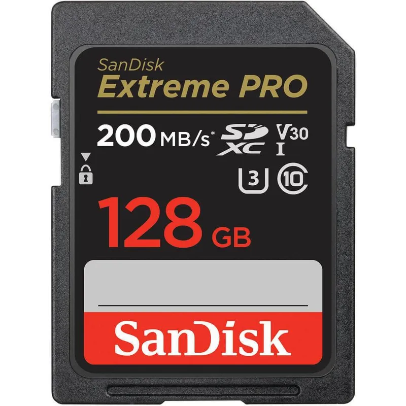 Cartão De Memória Sandisk Sdxc Extreme Pro 256GB, 200mb/s
