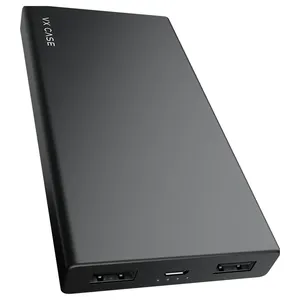 Bateria Externa Vx Case Flat Charger 10000mah - Preto