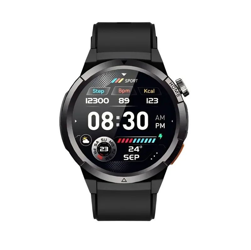 Smartwatch Qcy Active Gx Wa24s12a Com Bluetooth, Ip68, 120 Modos Esportivos - Preto
