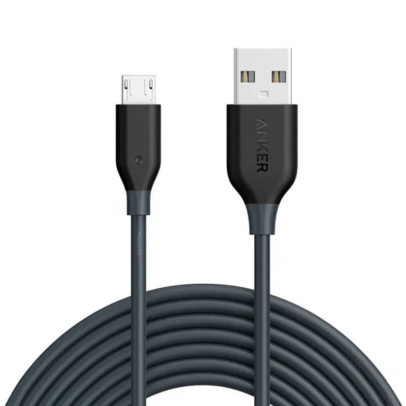 Cabo Anker Micro USB Powerline Android 3,00m