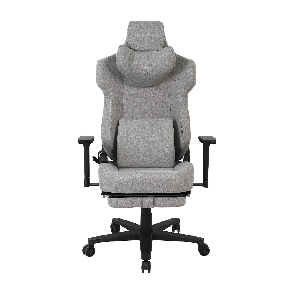 Cadeira Gamer E Escritório Xt Racer Blaze Em Tecido Até 140kg - Cinza