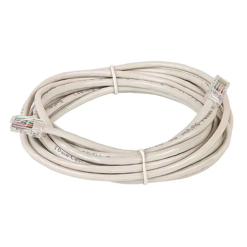 Cabo De Rede Cat5e Montado Branco - 50 Metros