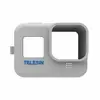 Capa De Silicone Para Gopro Hero 8 Black + Cordão Ajustável Telesin Cor Cinza