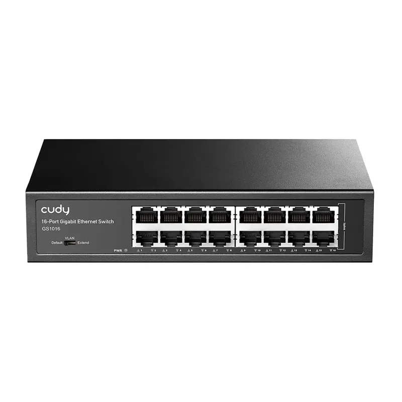 Switch Gigabit 16 Portas 10/100/1000 32gbps Vlan 250m Gs1016