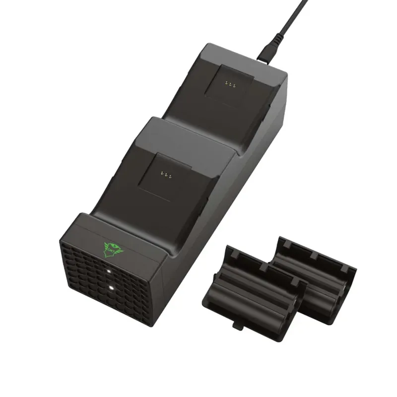 Base Dupla Carregador Controle Xbox Charge Gxt 250 Duo Trust.
