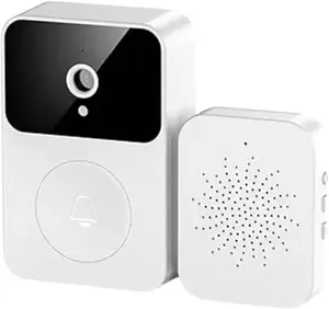 Campainha Interfone Inteligente Camera E Audio Wi-fi Sem Fio Visão Noturna